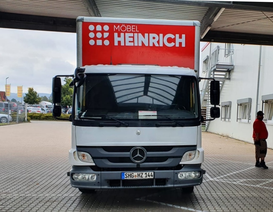 Möbel Heinrich LKW Folierung
