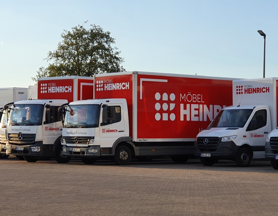 LKW-Flottenbeschriftung